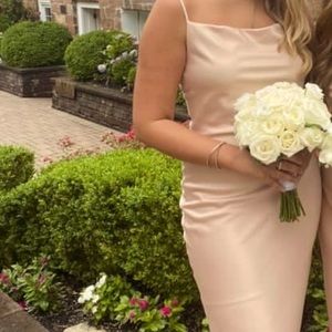 Rose Gold Bridesmaid or Wedding Guest Dress